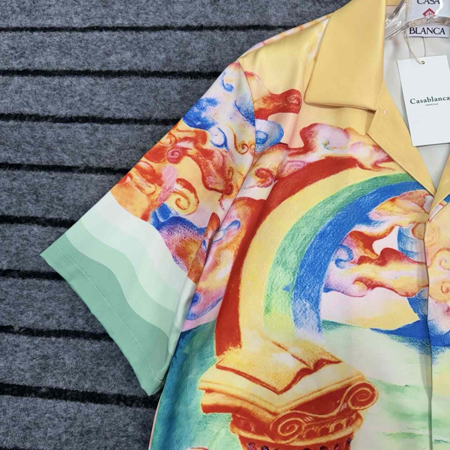 Casablanca Men's Color Nature's Teacher Shirt - DesignerGu