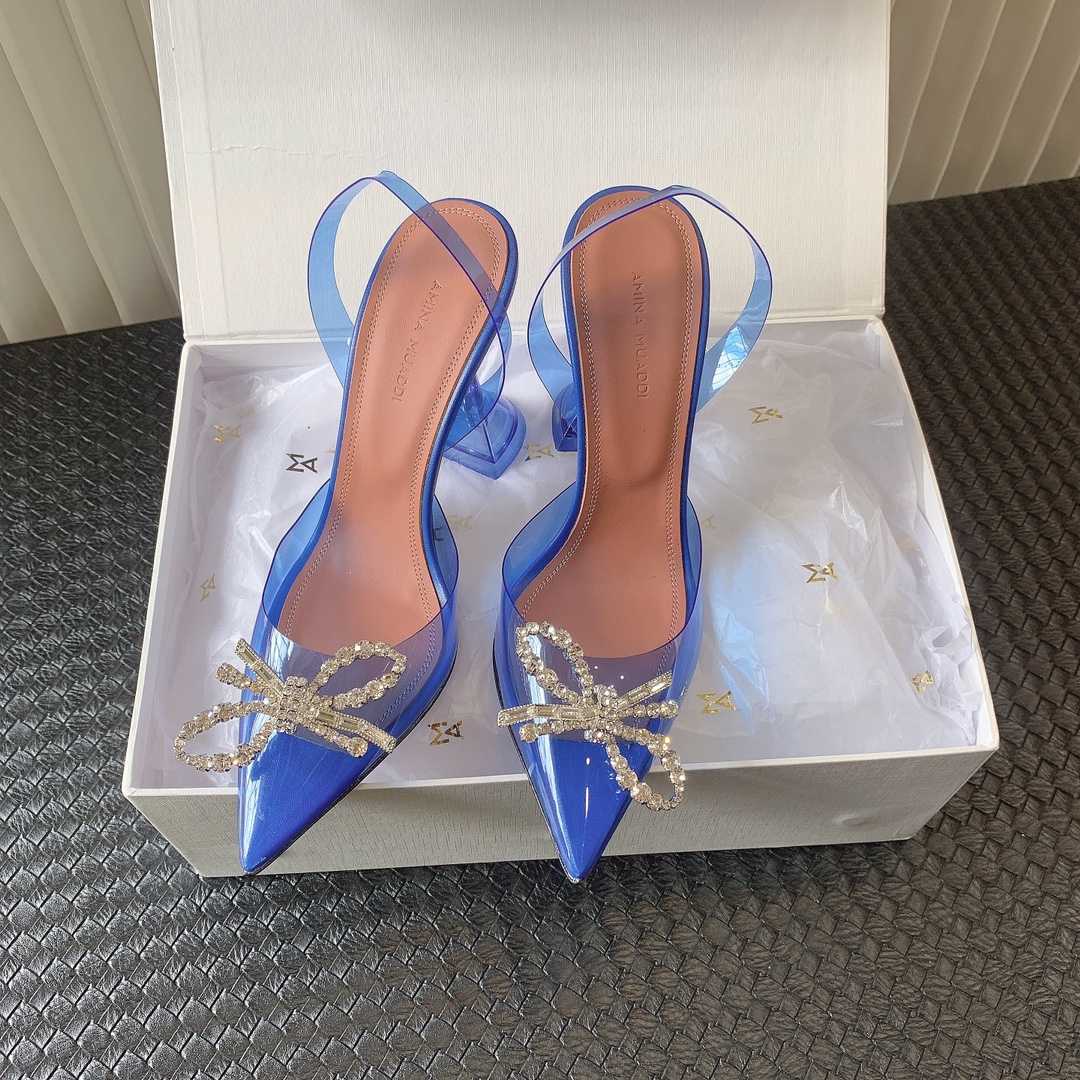 Amina Muaddi Slingbacks - DesignerGu