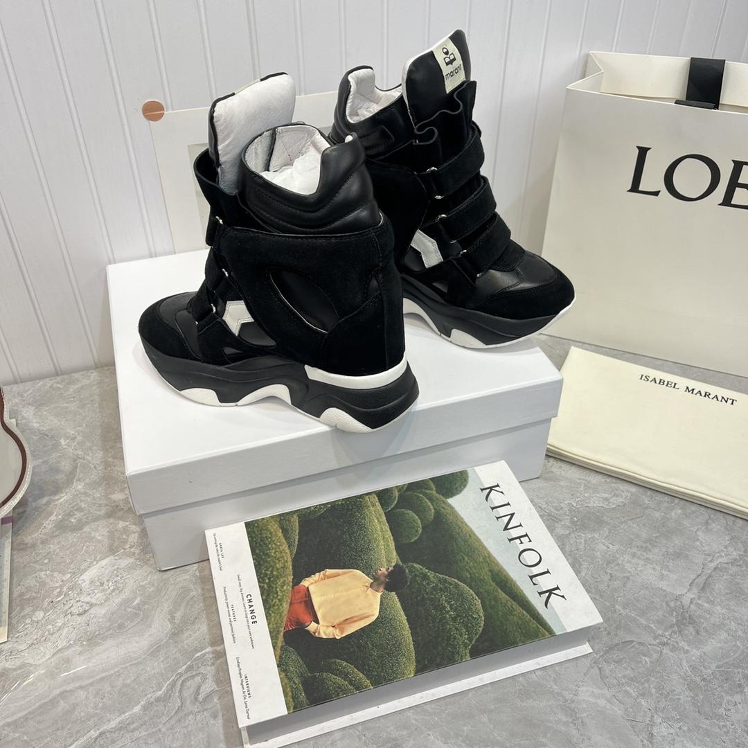 Isabel Marant Balskee High-Top Wedge Sneakers  - 