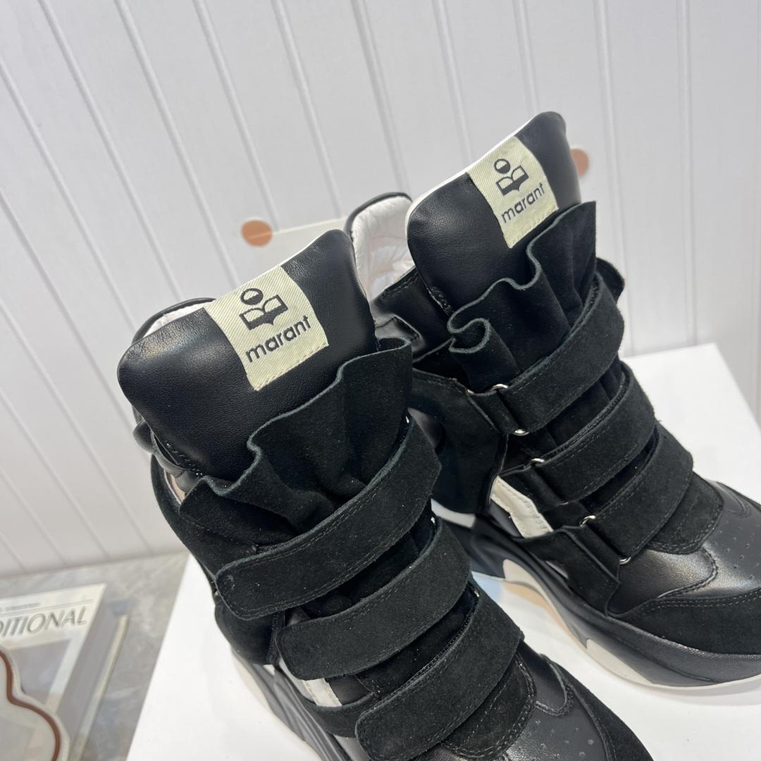 Isabel Marant Balskee High-Top Wedge Sneakers  - 