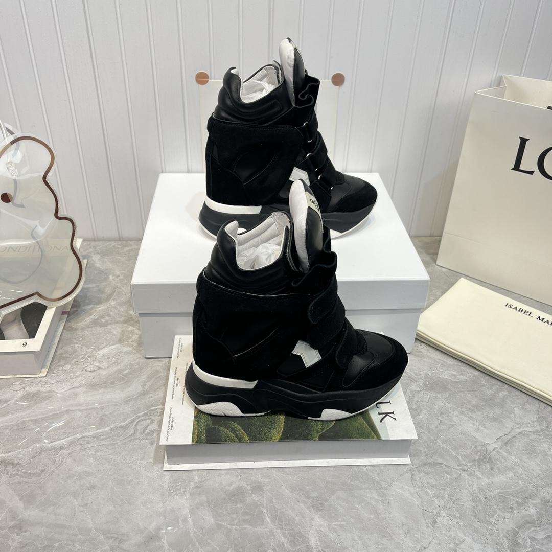 Isabel Marant Balskee High-Top Wedge Sneakers  - 