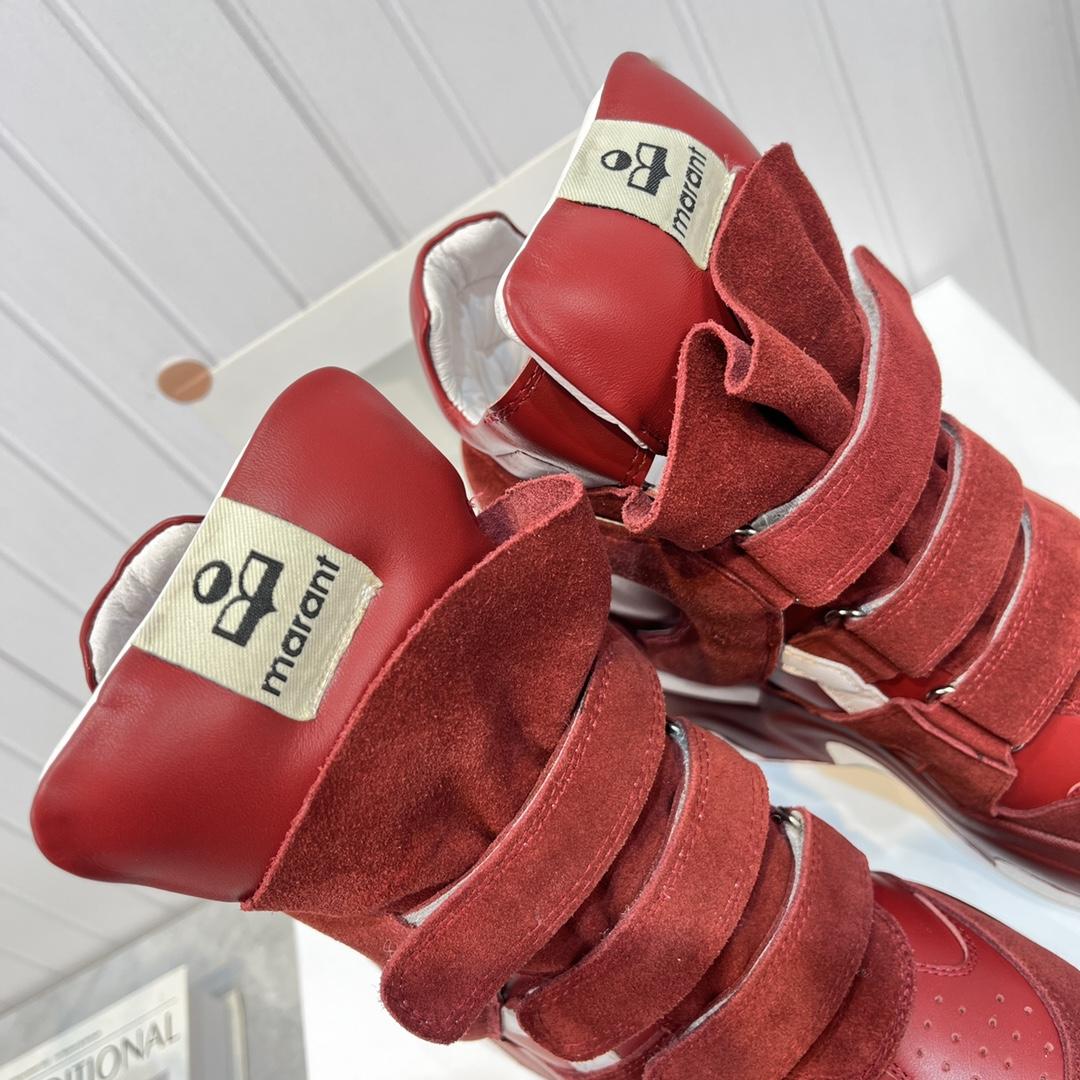 Isabel Marant Balskee High-Top Wedge Sneakers  - 
