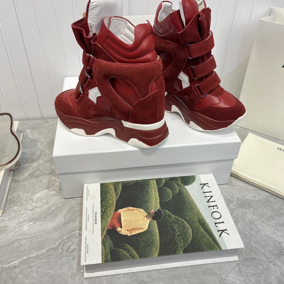 Isabel Marant Balskee High-Top Wedge Sneakers  - 