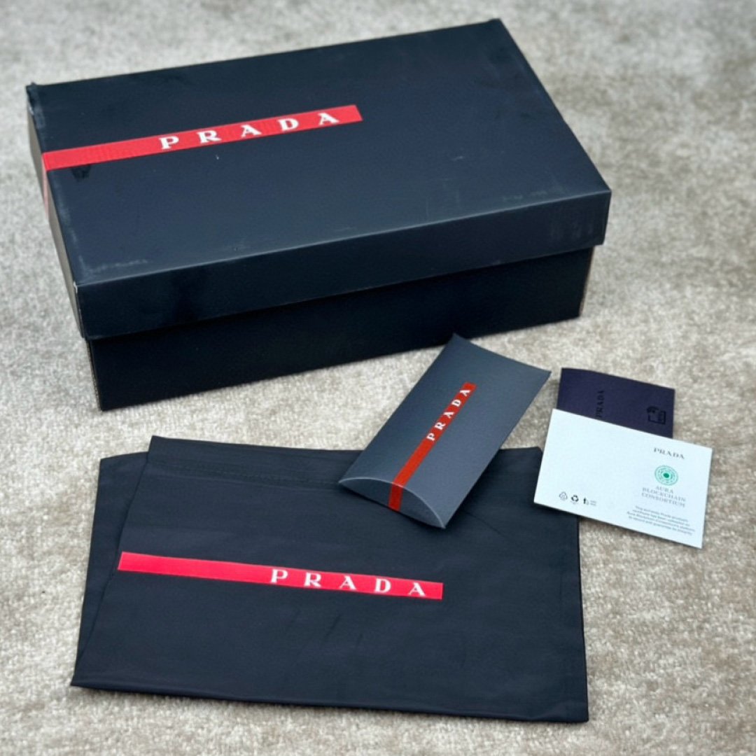 Prada Patent Leather And Technical fabric Prada America's Cup Sneakers - 