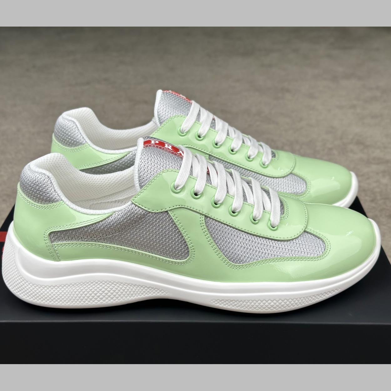 Prada Patent Leather And Technical fabric Prada America's Cup Sneakers - 