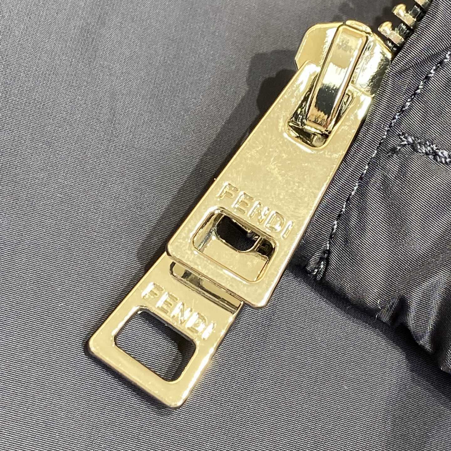 Fendi Blue Technical Fabric Blouson - 