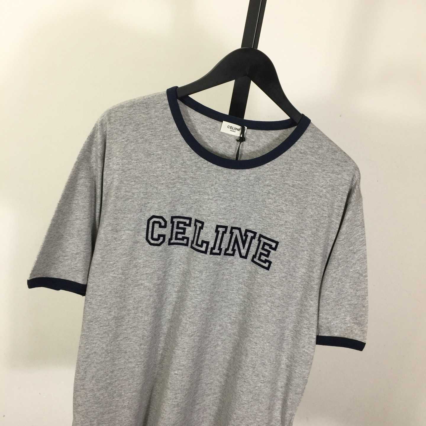 Celine Loose Triomphe T-shirt In Cotton Jersey - 