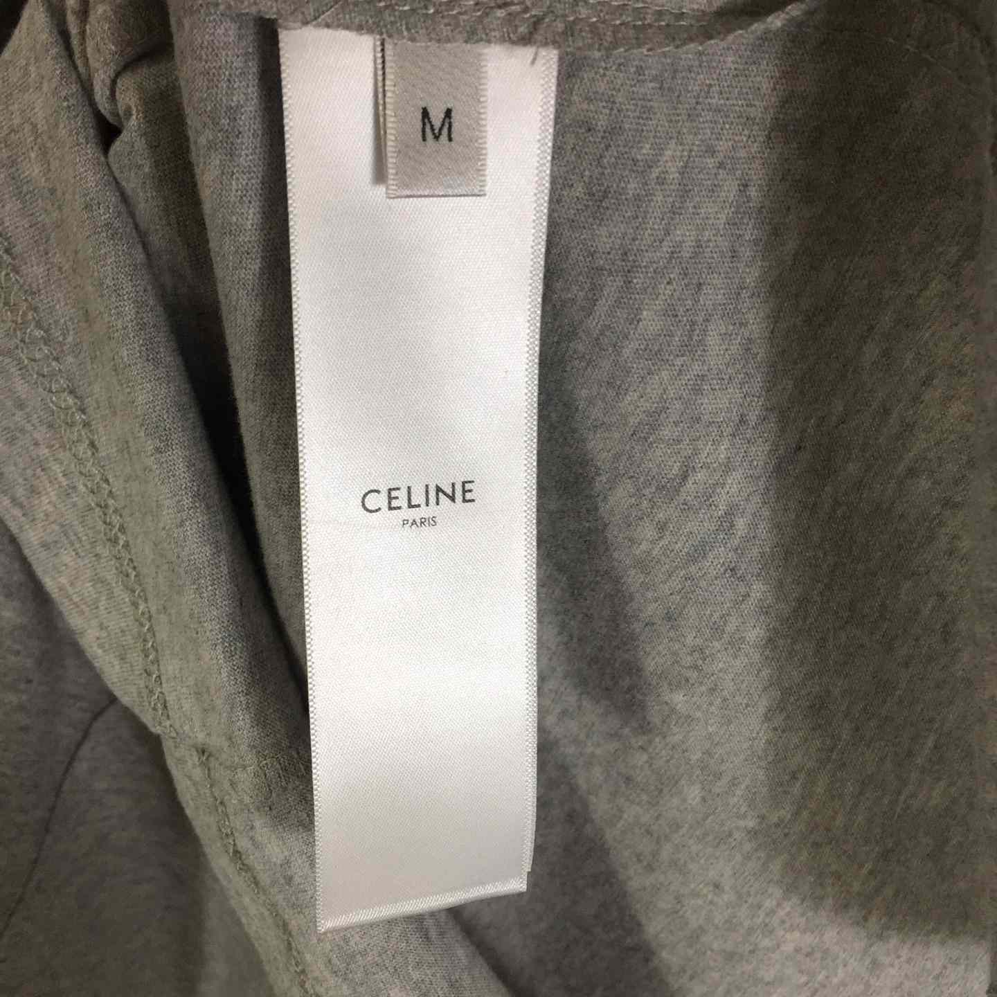 Celine Loose Triomphe T-shirt In Cotton Jersey - 