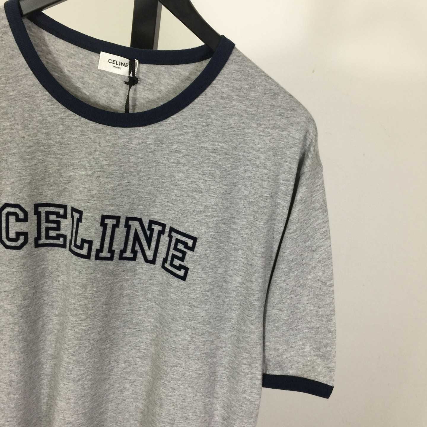 Celine Loose Triomphe T-shirt In Cotton Jersey - 