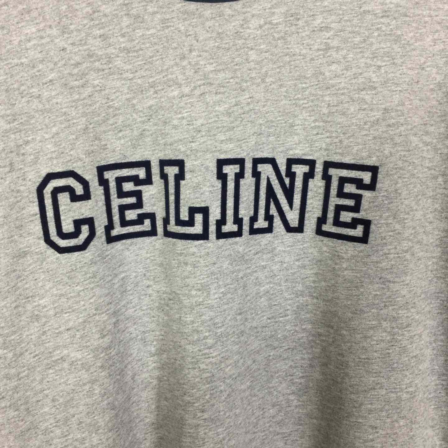 Celine Loose Triomphe T-shirt In Cotton Jersey - 