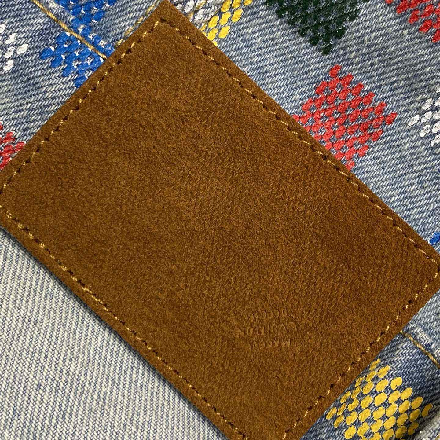 Louis Vuitton Damier Denim Trucker Jacket    1AHBE2 Louis Vuitton Damier Denim Trucker Jacket    1AHBE2 -