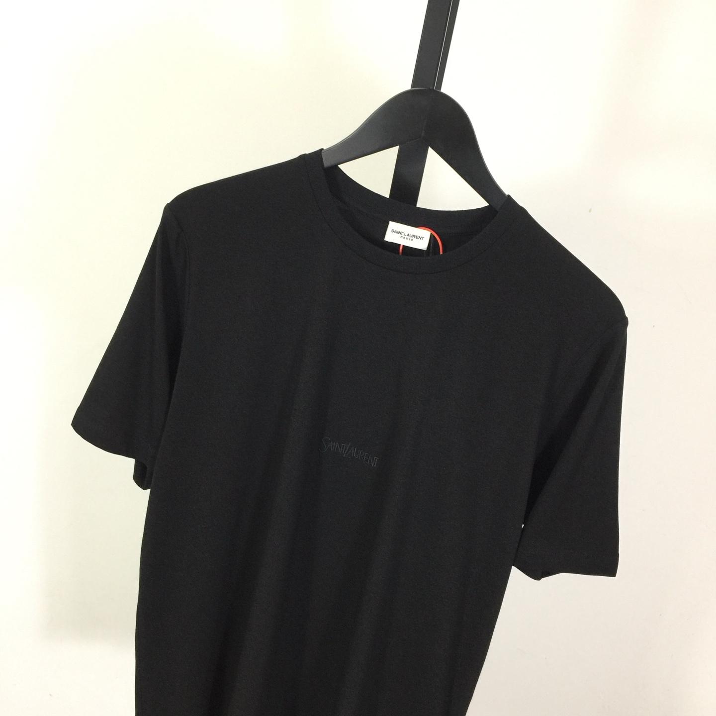 Saint Laurent Cotton-jersey T-shirt  - DesignerGu