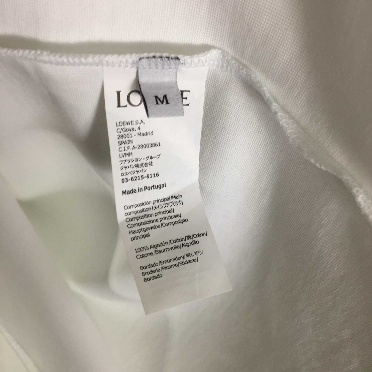 Loewe Loose Fit T-shirt In Cotton - 
