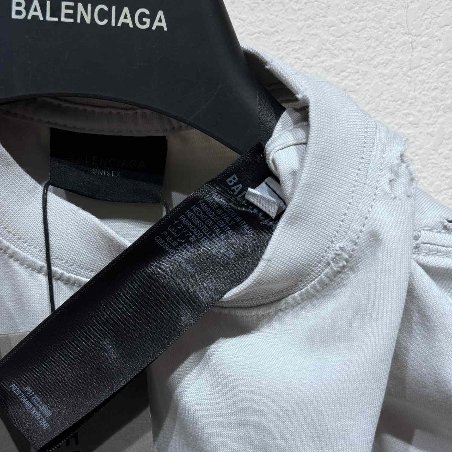Balenciaga Optical T-Shirt Oversized In White - 