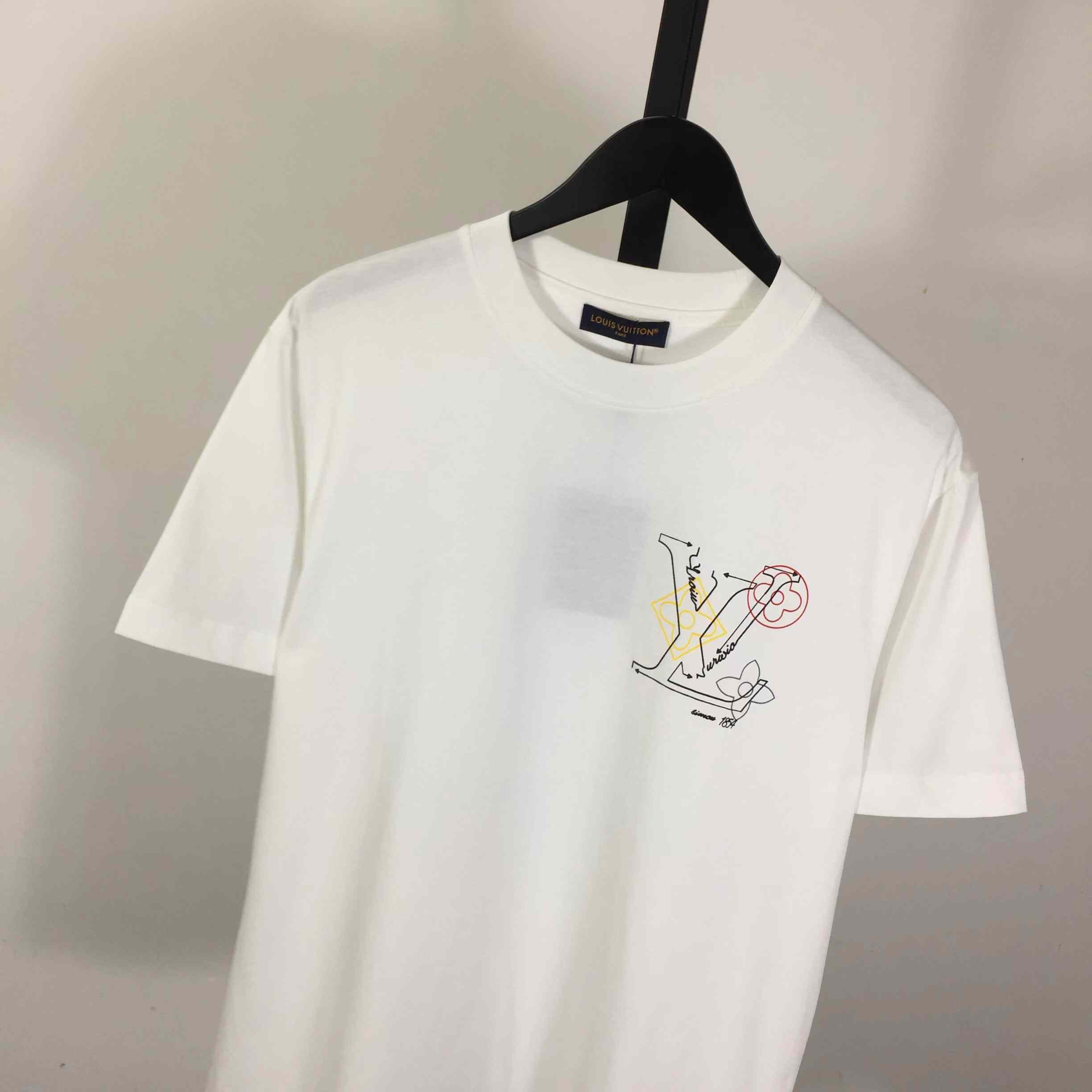 Louis Vuitton Cotton T-Shirt     - DesignerGu