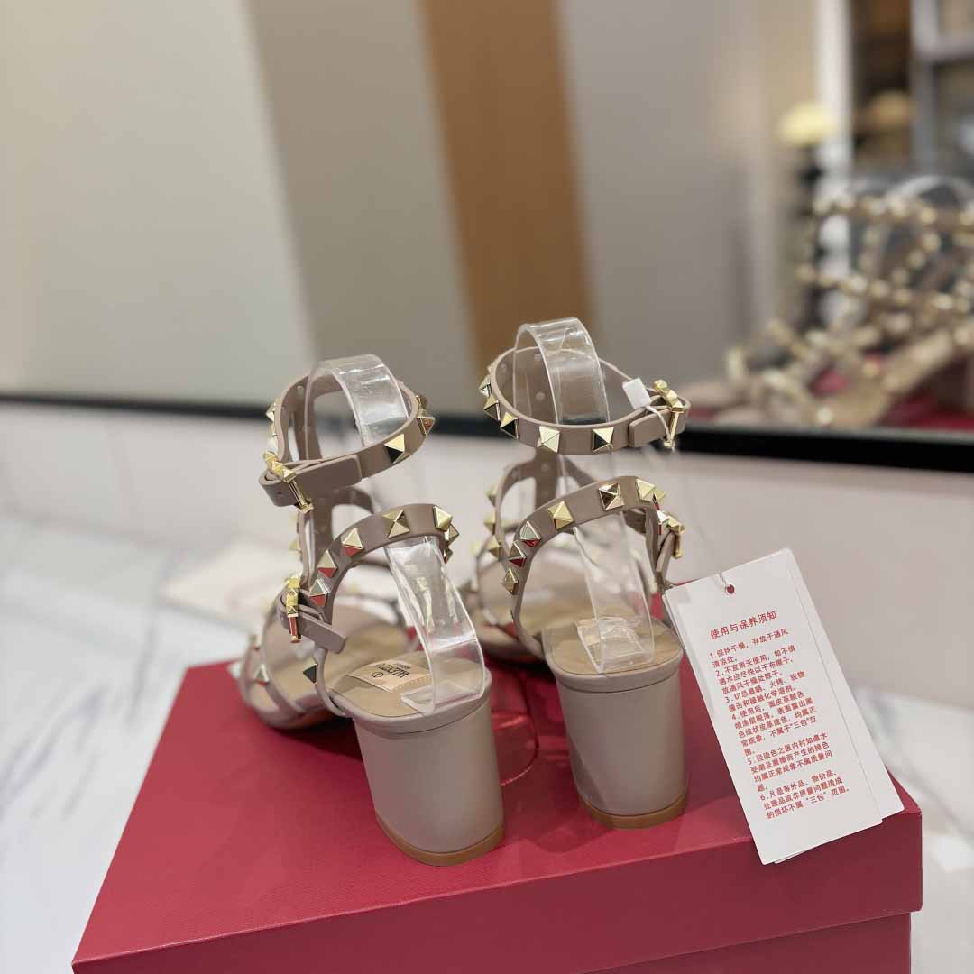 Valent Garavani Rockstud 60mm ankle-strap Sandals - 