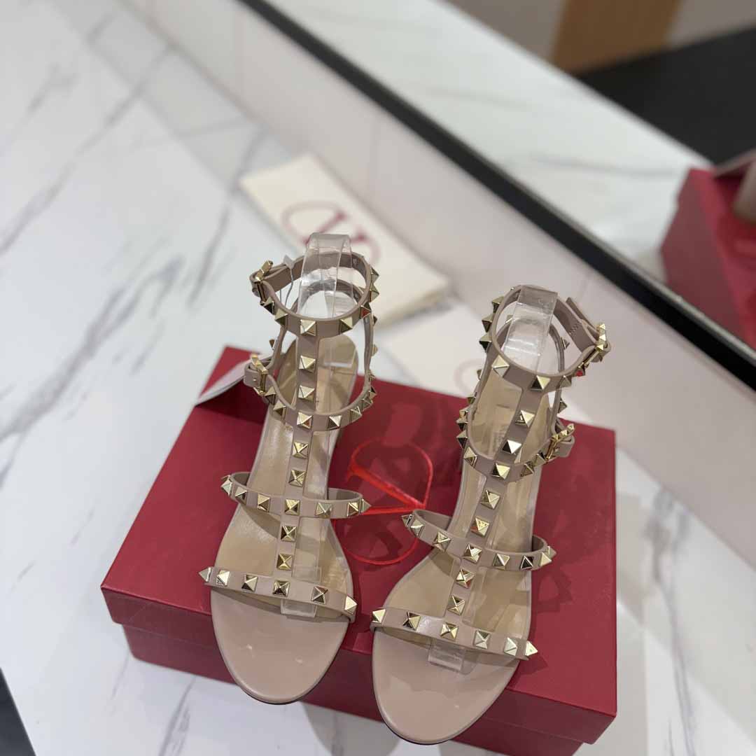 Valent Garavani Rockstud 60mm ankle-strap Sandals - 