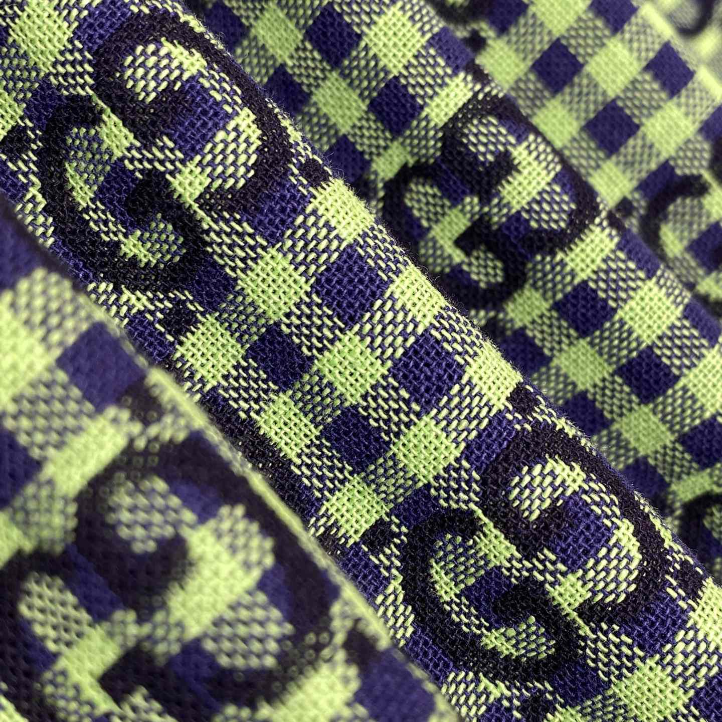 Gucci GG Gingham Cotton Wool Jacket - 