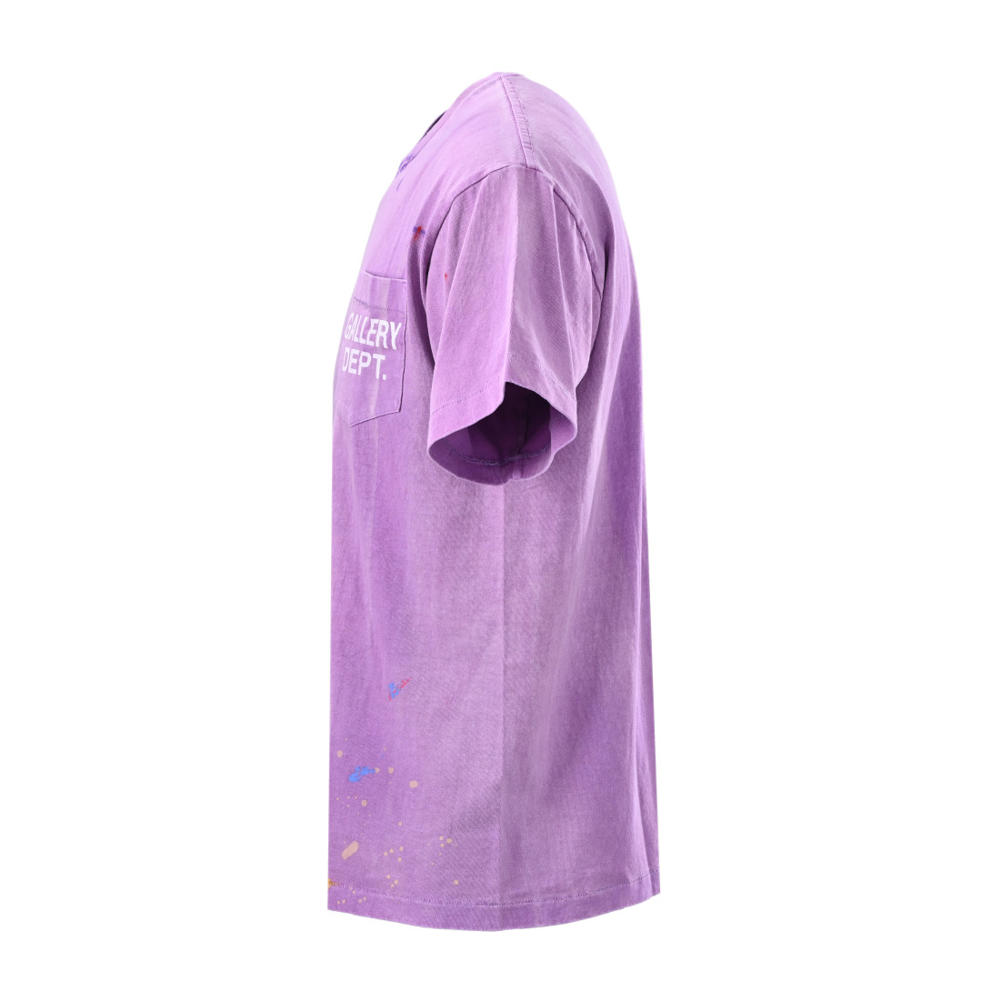 Gallery Dept. Vintage Logo Painted Tee 'Purple'  - DesignerGu