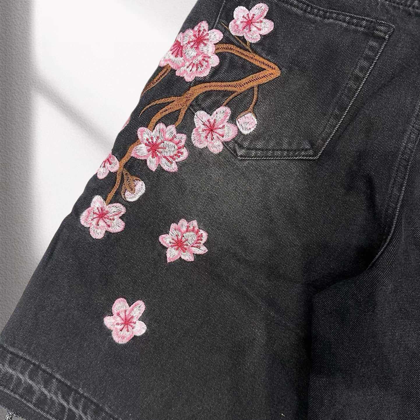 Purple-Brand Denim Shorts    6040 - DesignerGu