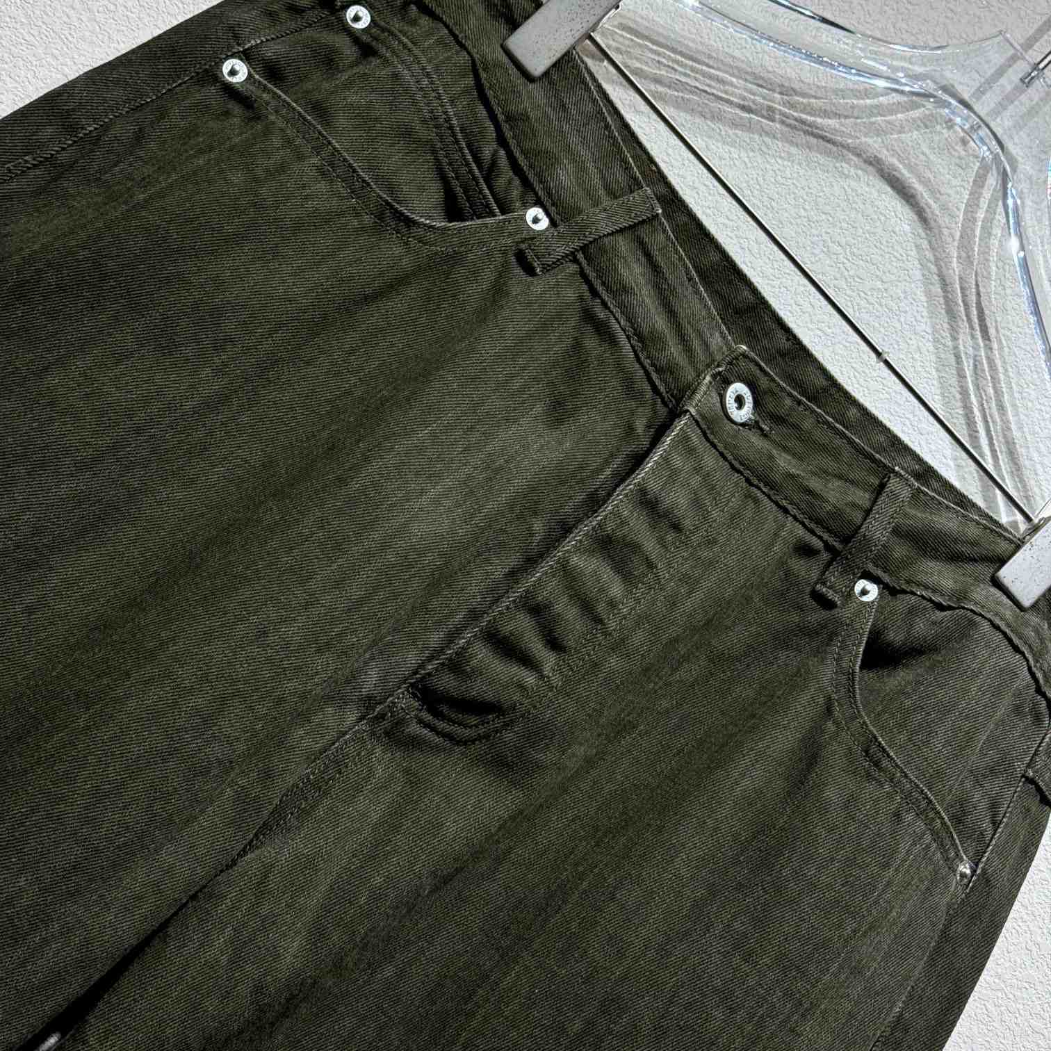 Bottega Veneta Turned Up Hem Wide-Leg Jeans - 