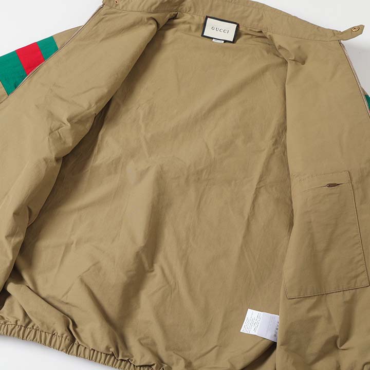 Gucci Classic Red And Green Striped Jacket - 