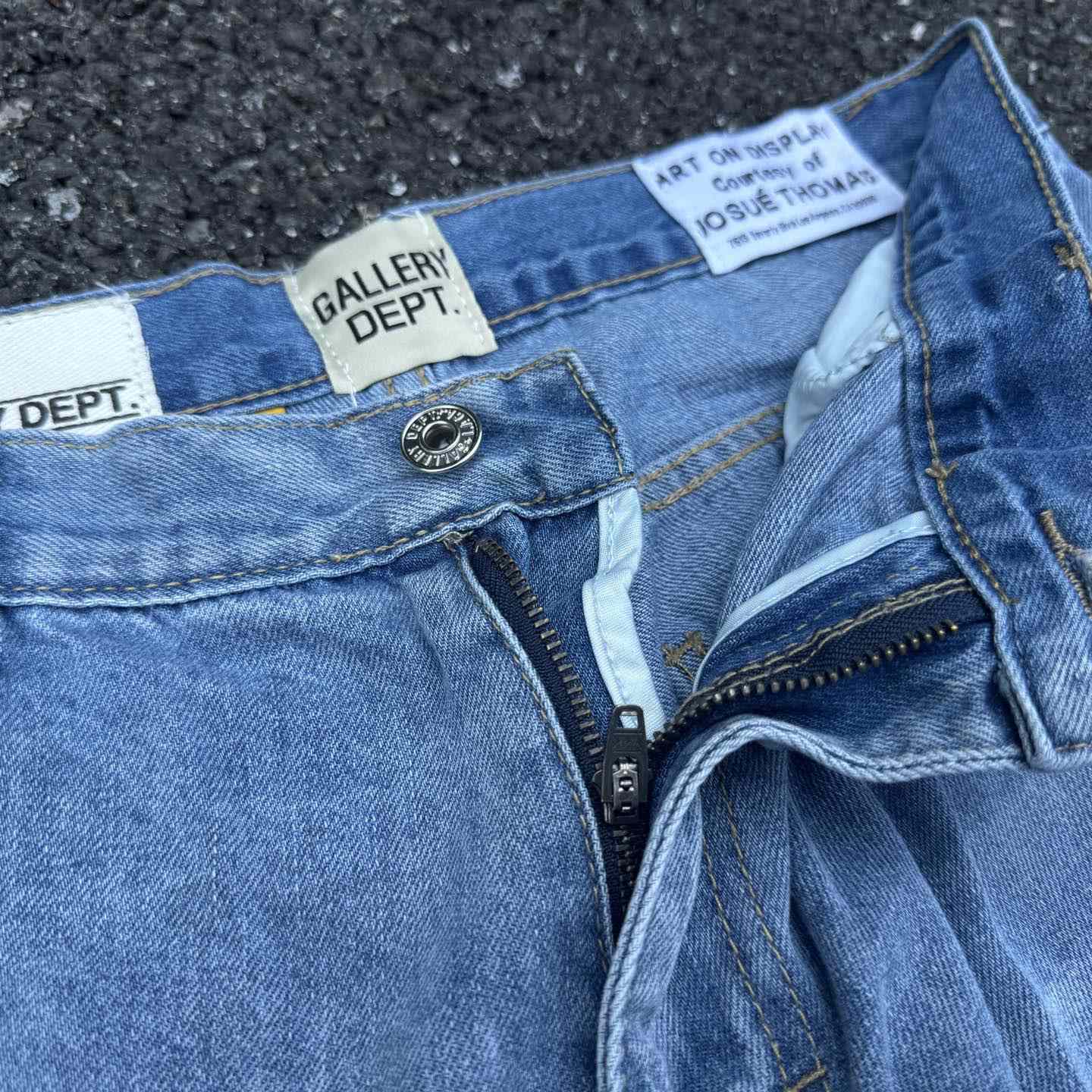 Gallery Dept. Reconstructed Denim Carpenter Shorts - 