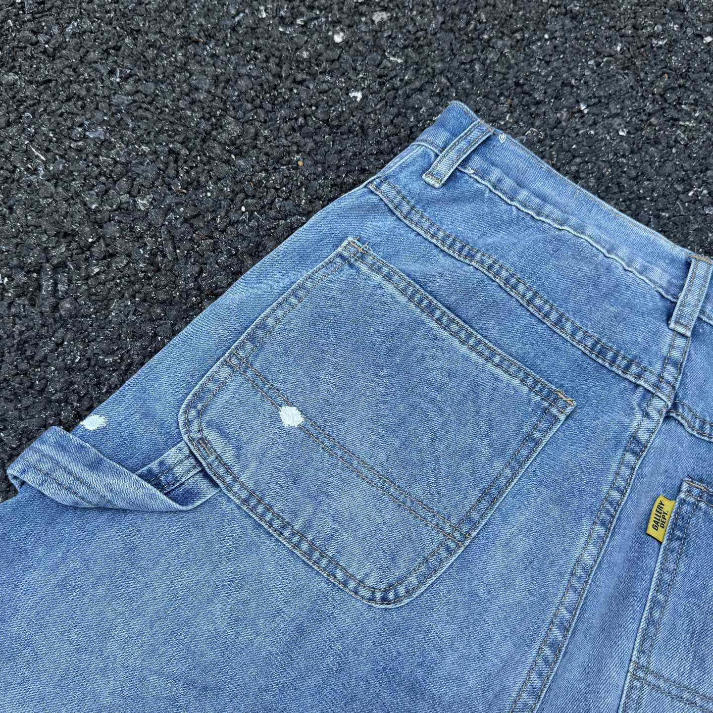 Gallery Dept. Reconstructed Denim Carpenter Shorts - 