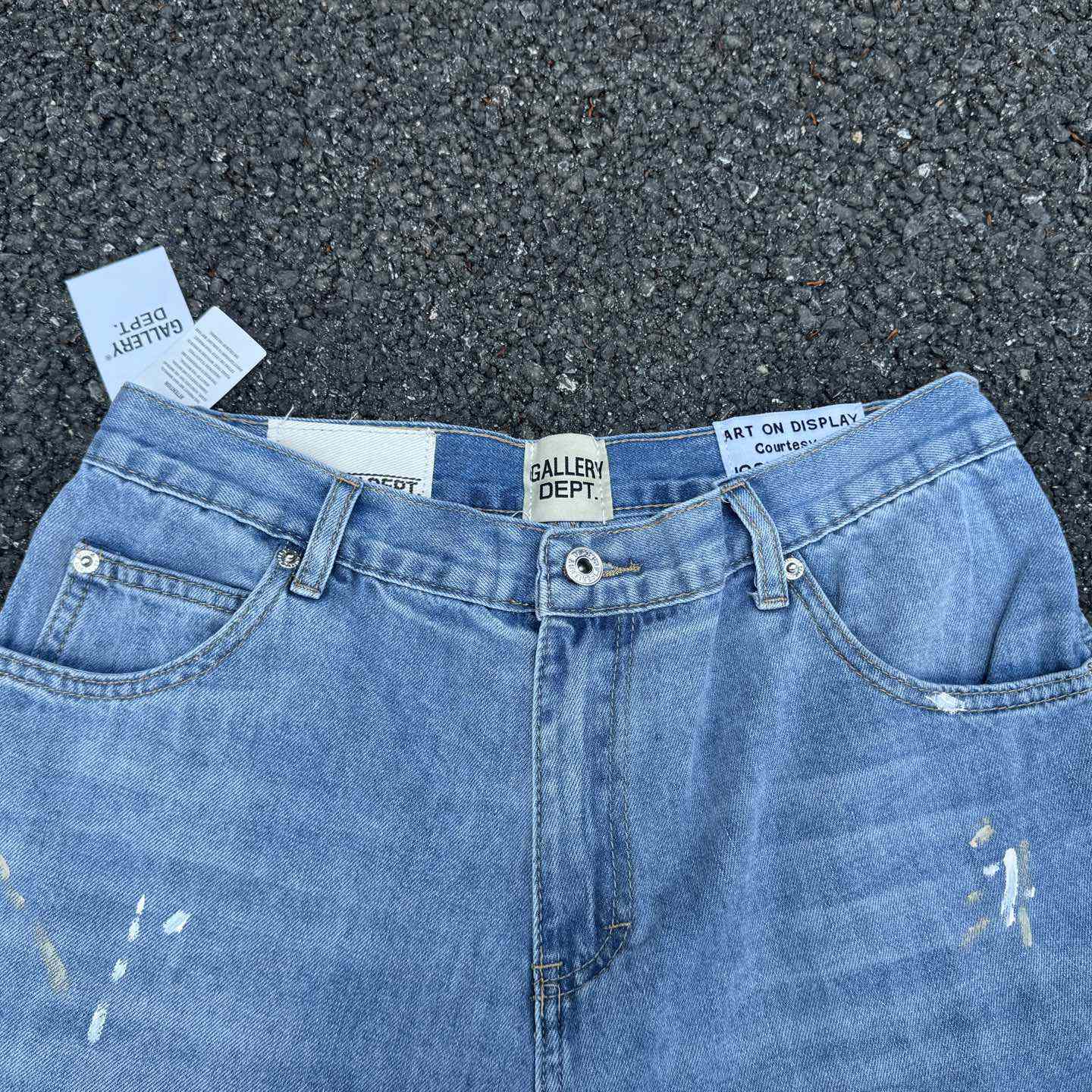 Gallery Dept. Reconstructed Denim Carpenter Shorts - 