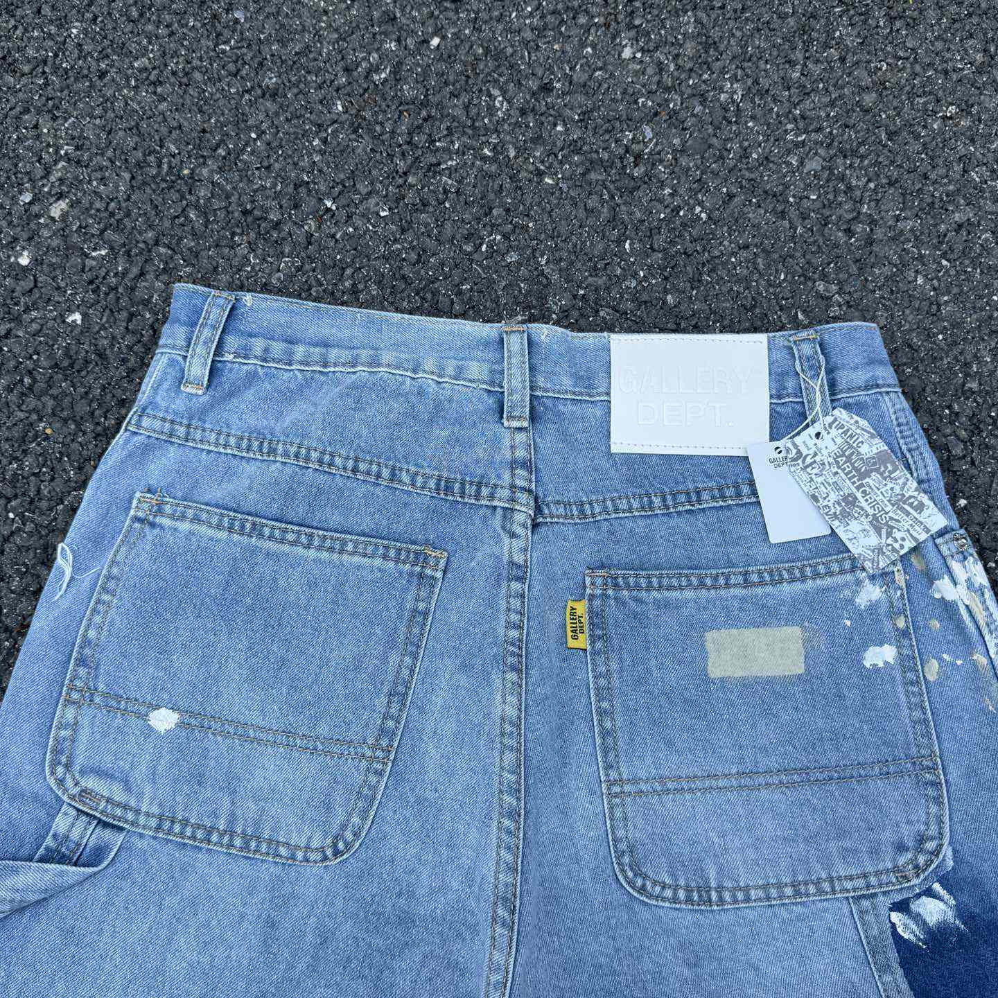 Gallery Dept. Reconstructed Denim Carpenter Shorts - 