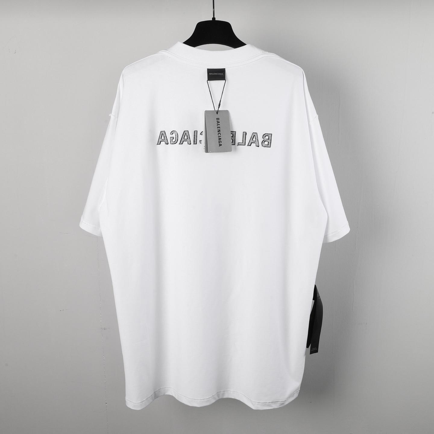Balenciaga Logo-embroidered T-shirt - 