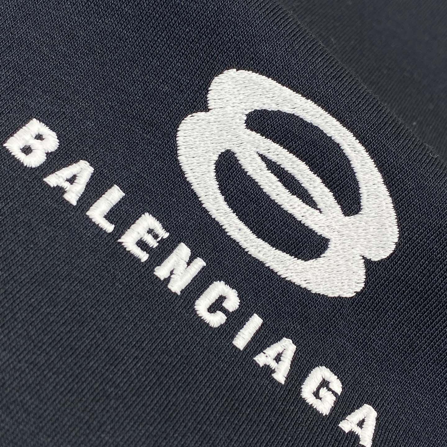 Balenciaga Unity Sports Icon T-Shirt Oversized In Faded Black - DesignerGu