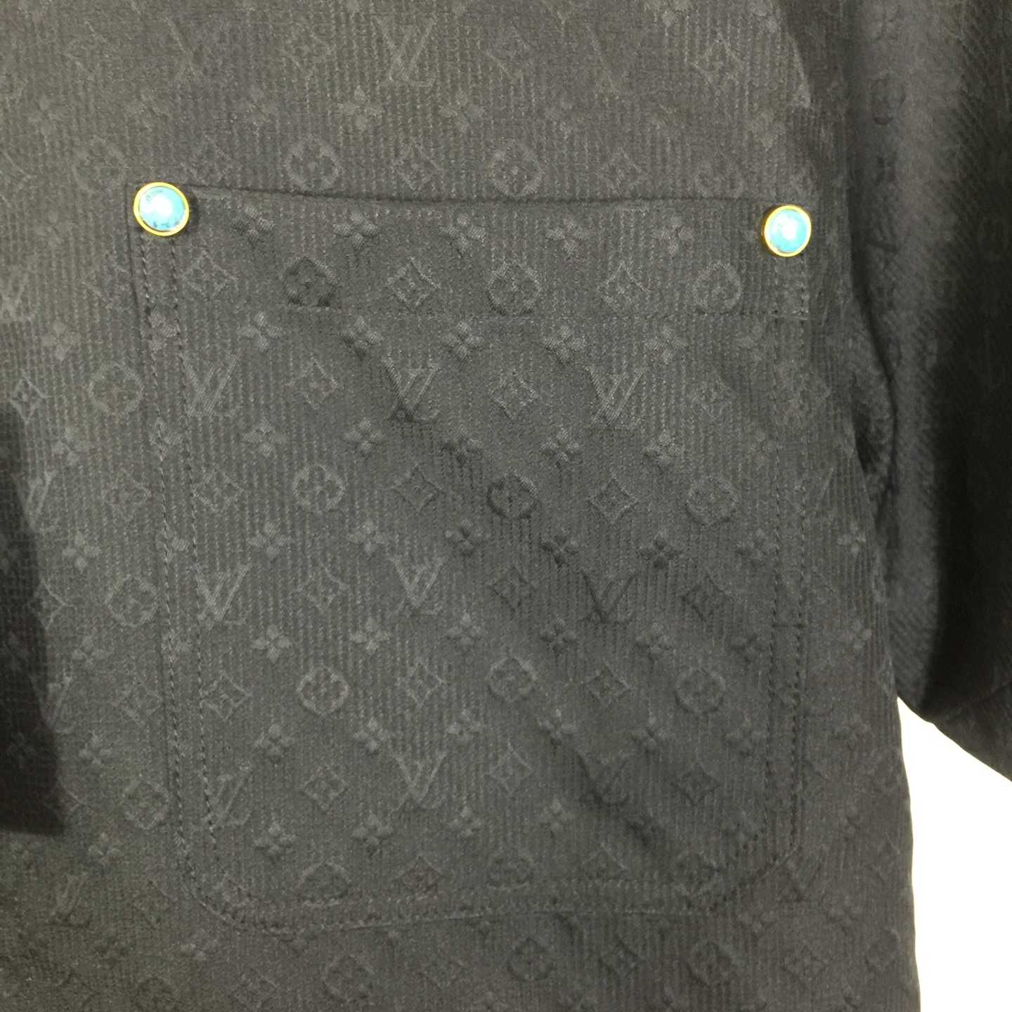 Louis Vuitton Monogram Short-Sleeved Cotton Shirt   - 