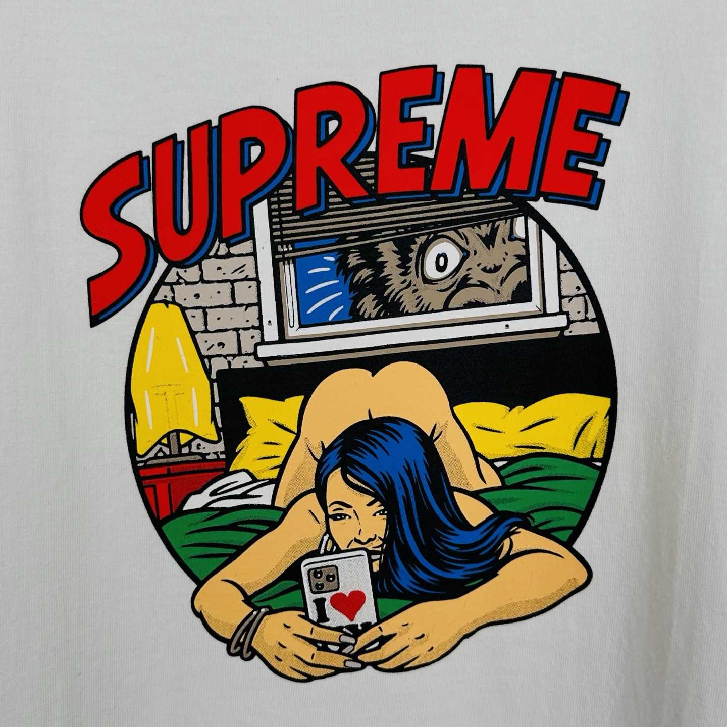 Supreme Bedroom Tee 'White' - DesignerGu