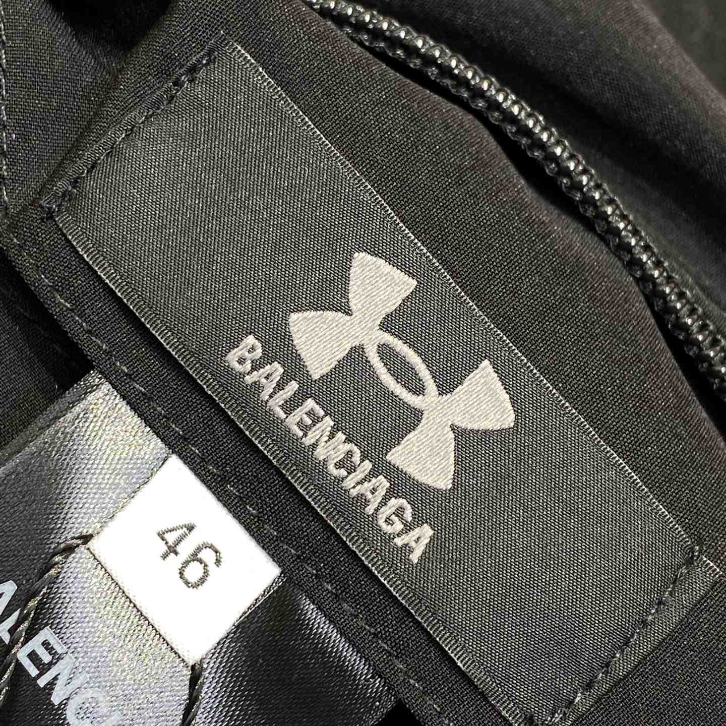 Balenciaga Men's Under Armour® Reversible Layered Tracksuit Pants In Black - 