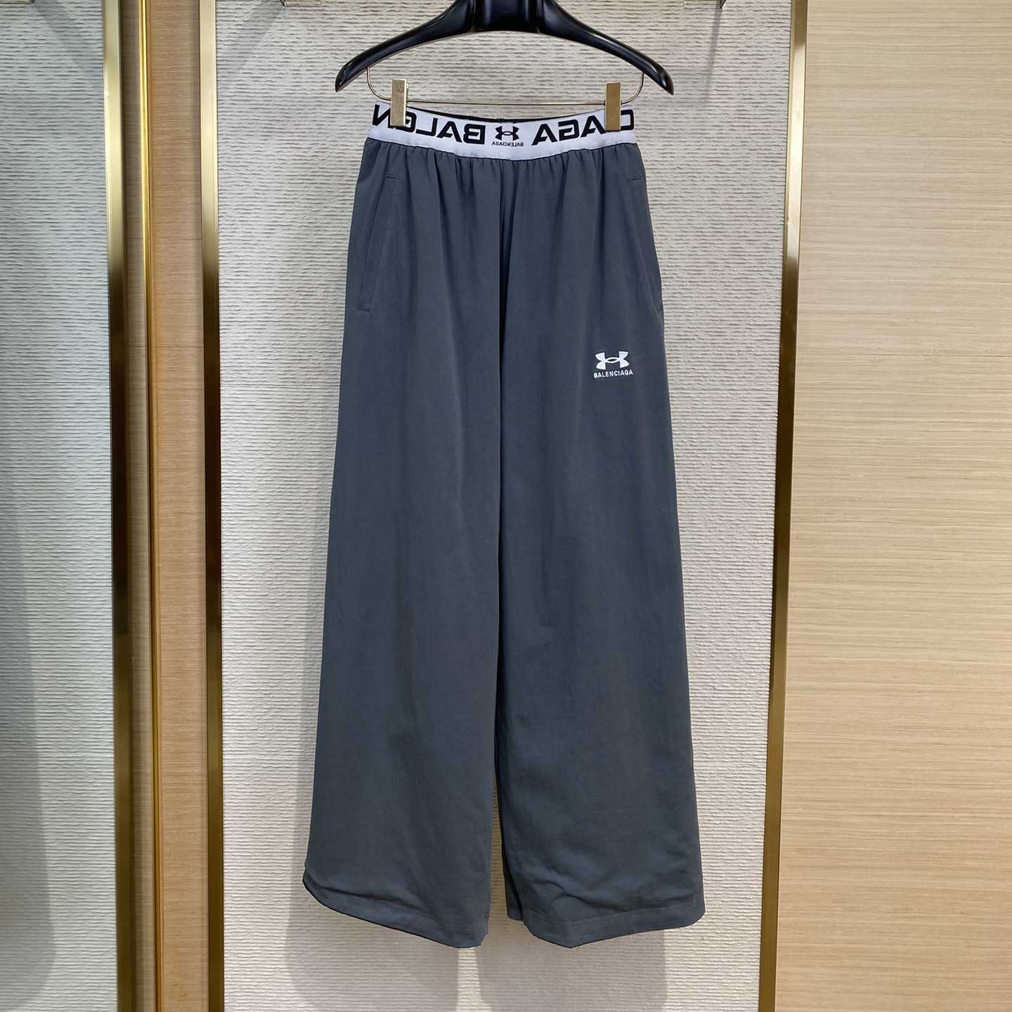 Balenciaga Men's Under Armour® Reversible Layered Tracksuit Pants In Black - 