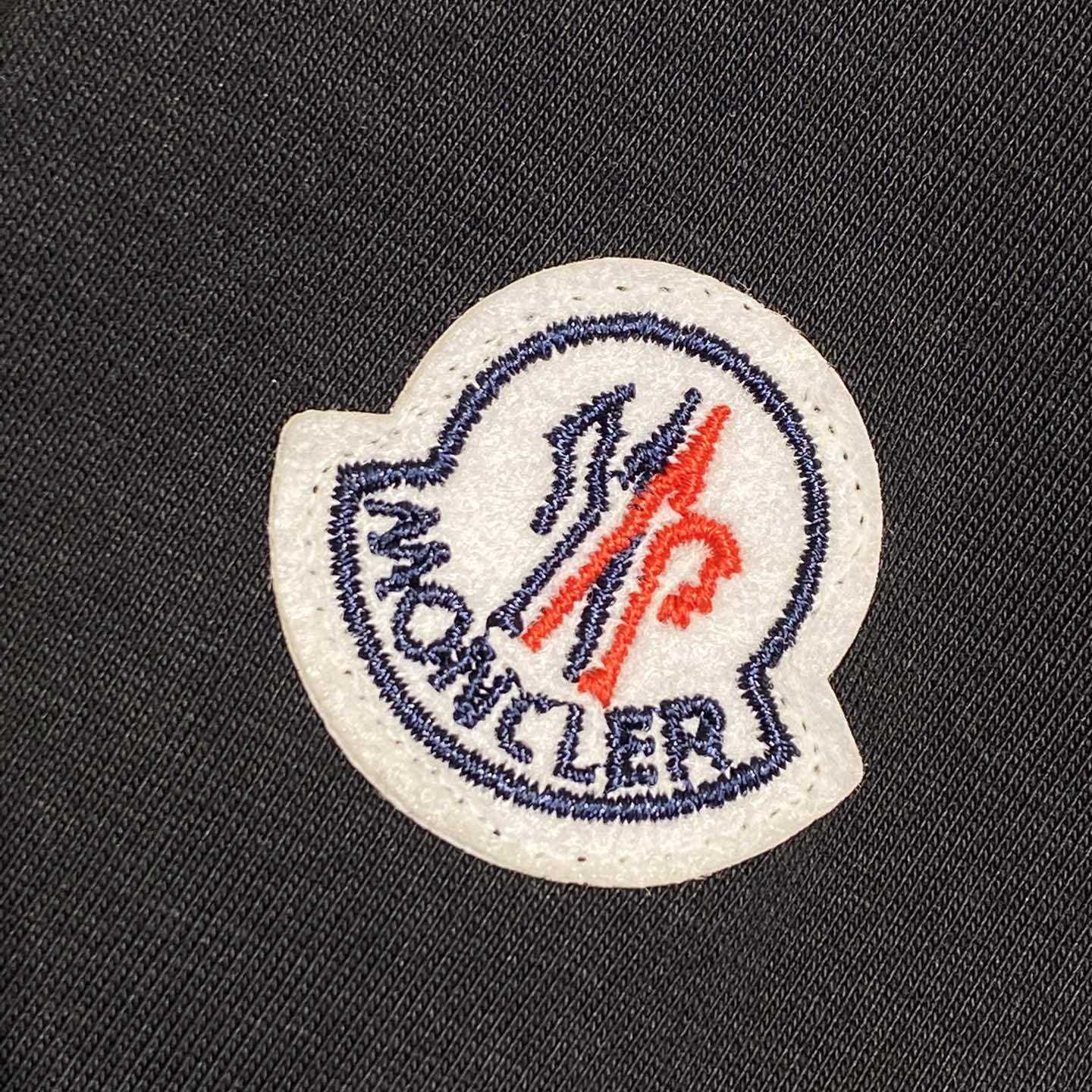 Moncler Embroidered Varsity Logo Cotton T-shirt - DesignerGu