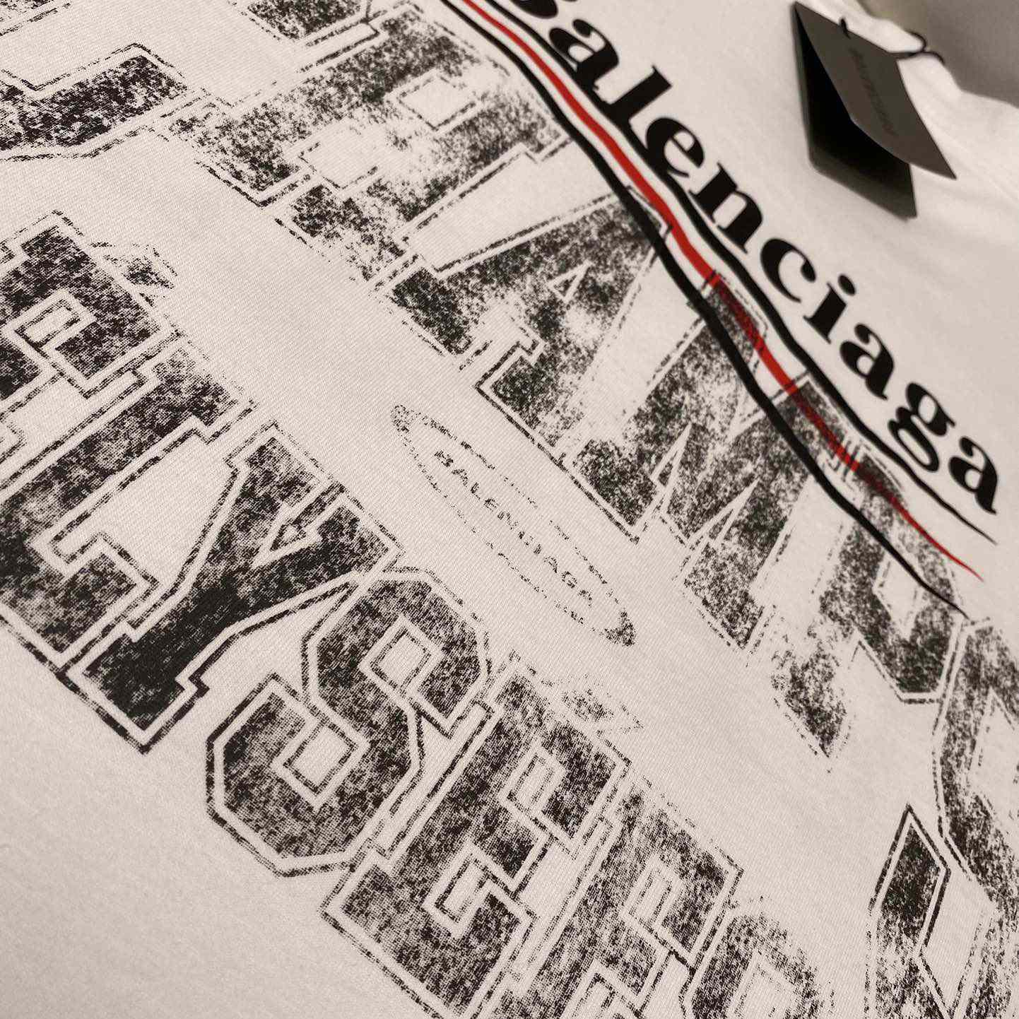 Balenciaga Overlayer Political Campaign T-Shirt Small Fit In White  - 