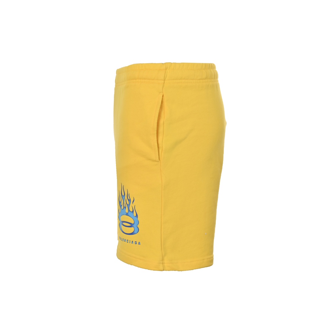 Balenciaga Sweat Shorts 'Faded Yellow' - 
