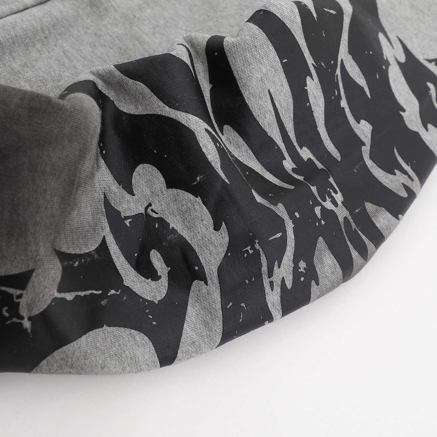 LostShdws Complex Con Exclusive Acid Wash Zip Up Hoodie Grey - 
