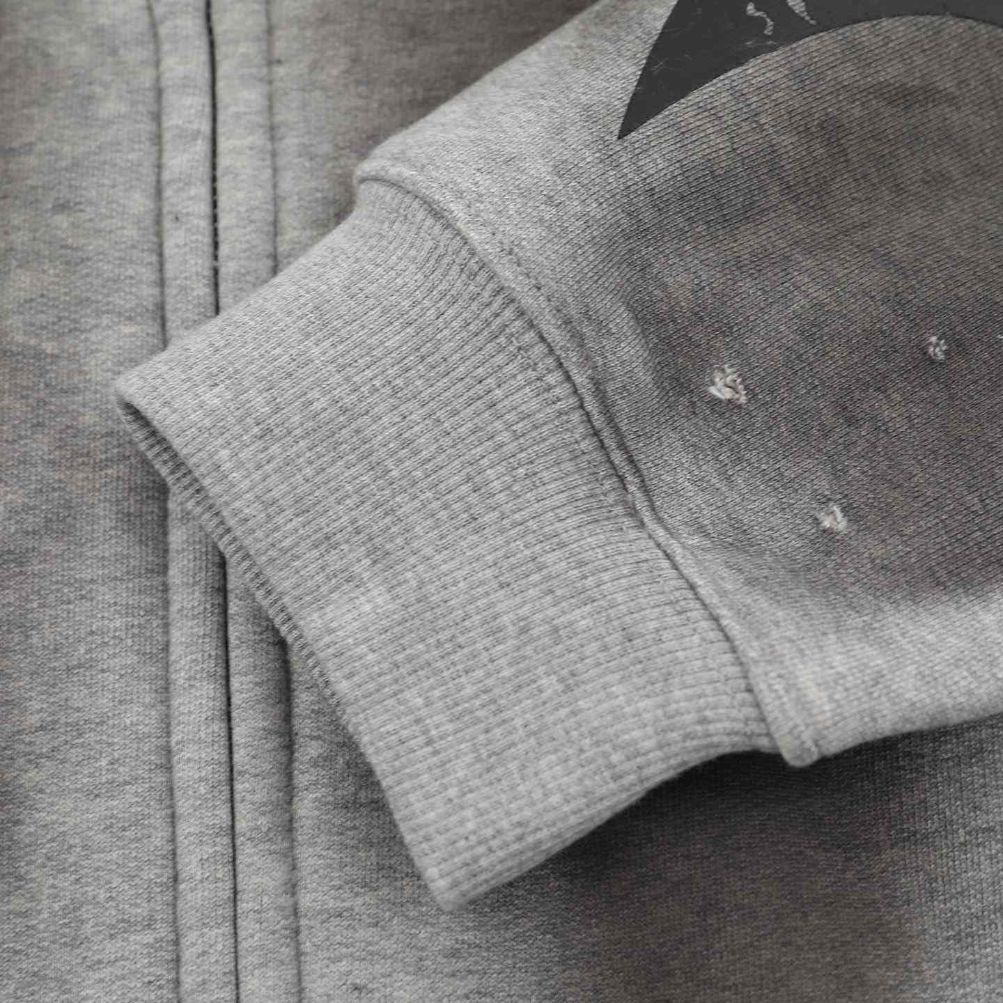 LostShdws Complex Con Exclusive Acid Wash Zip Up Hoodie Grey - 