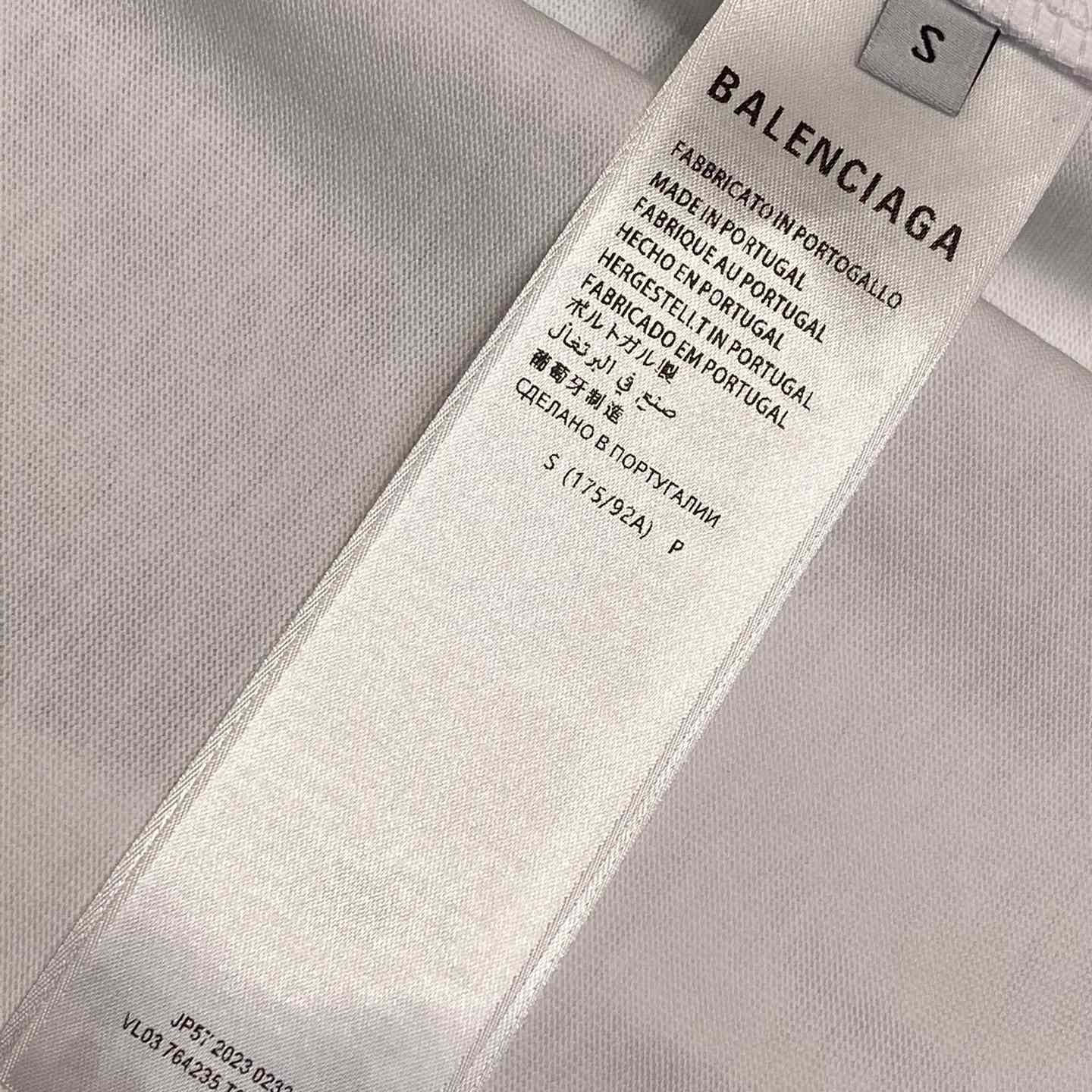 Balenciaga 360 Sunglasses T-Shirt Medium Fit In Dirty White - 