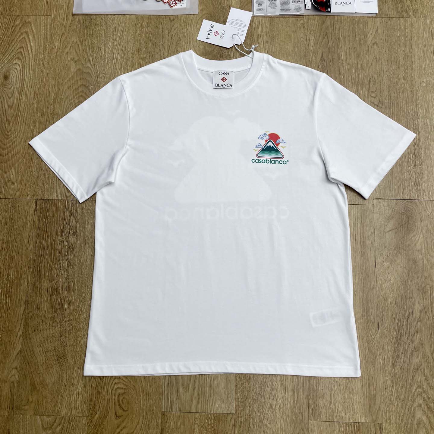 Casablanca Montagne Ondulee Short Sleeve T-shirt   C1038 - DesignerGu