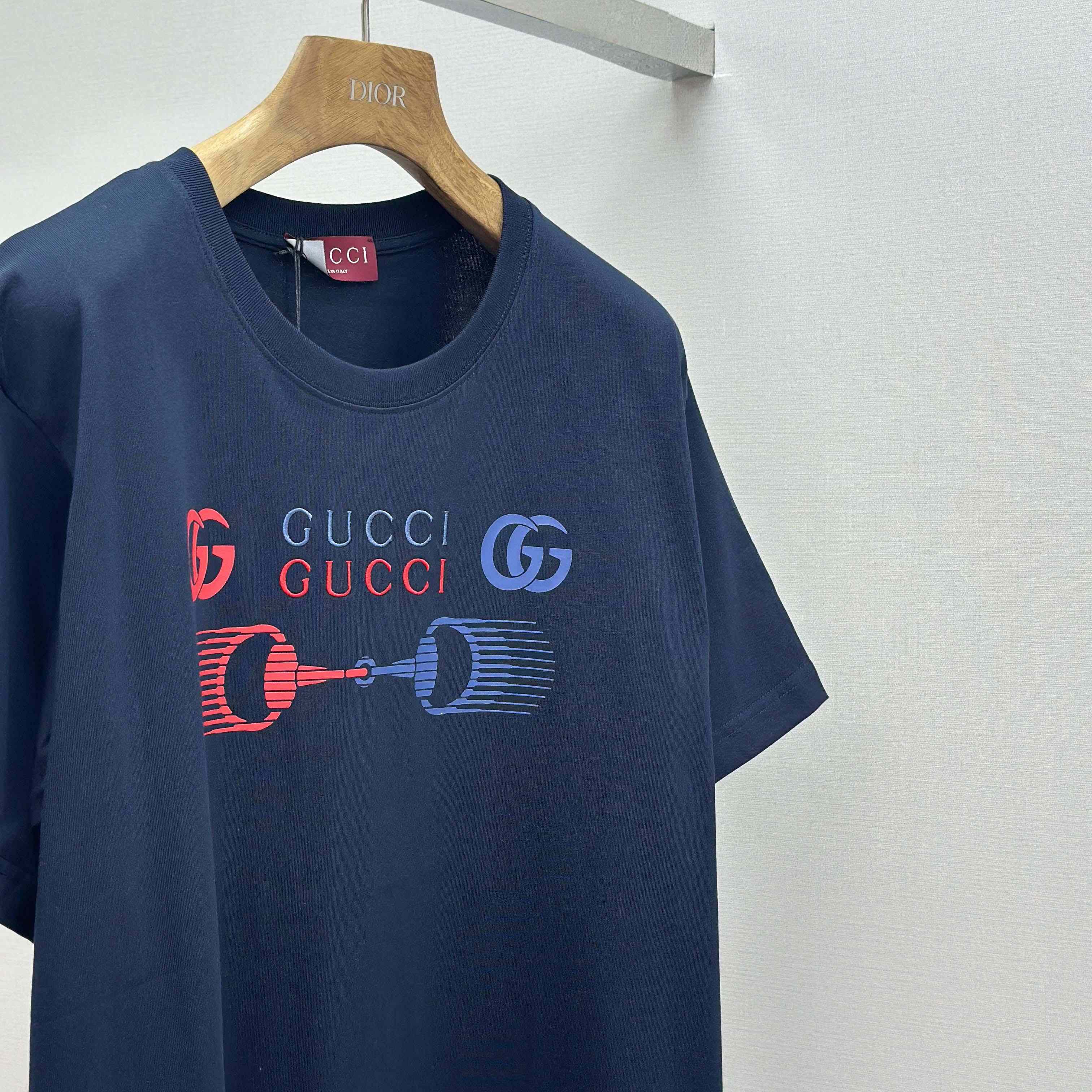 Gucci Printed Cotton Jersey T-shirt - DesignerGu