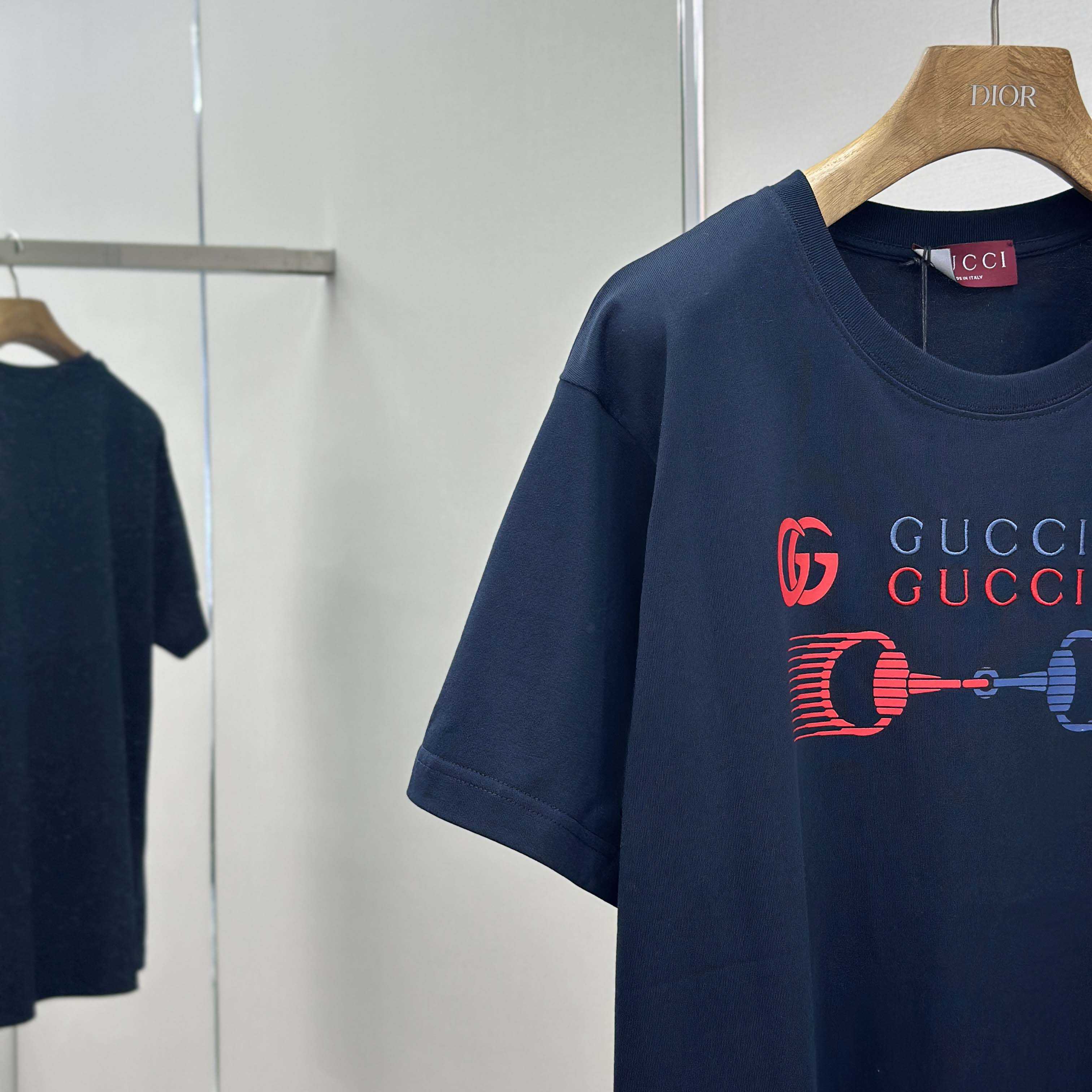 Gucci Printed Cotton Jersey T-shirt - DesignerGu