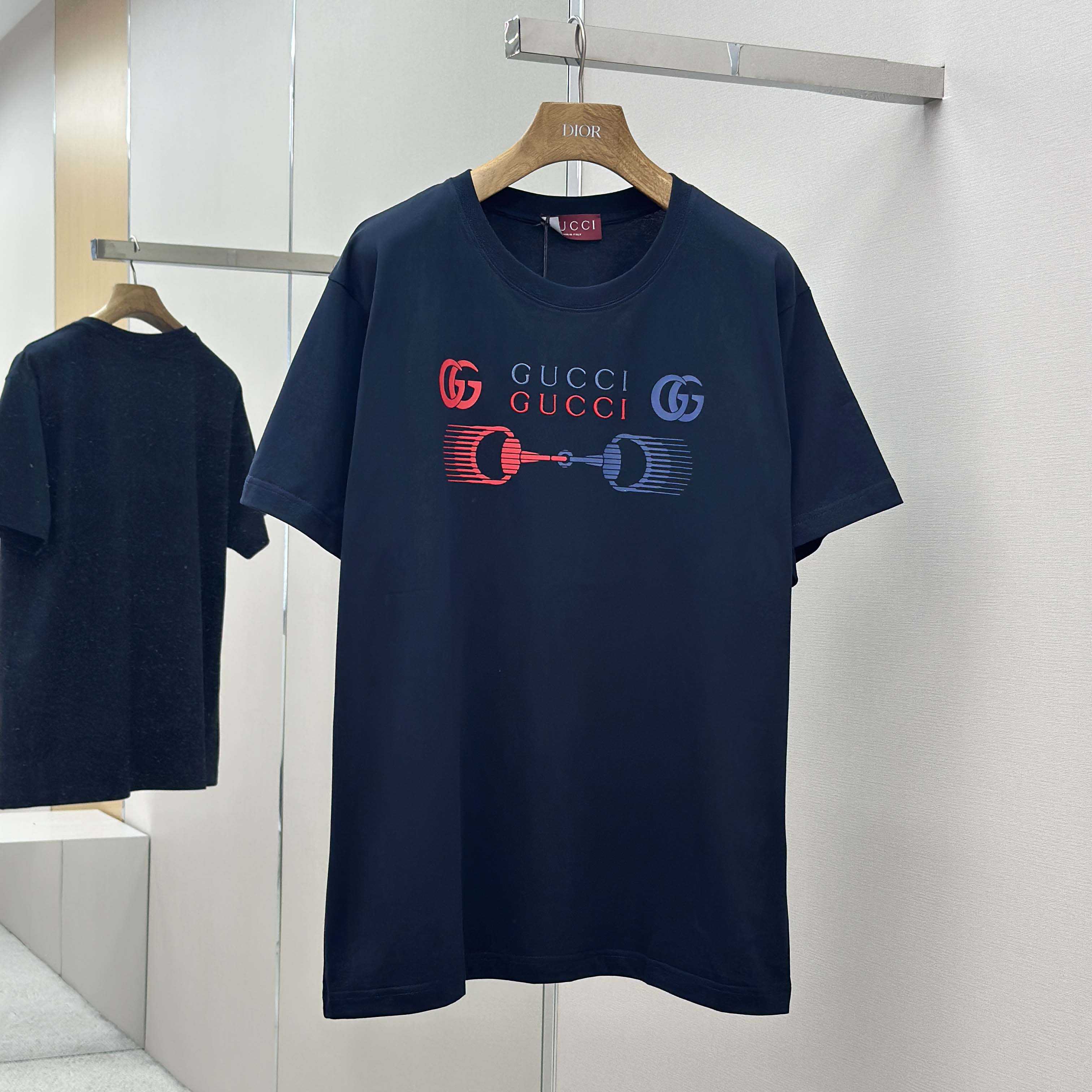 Gucci Printed Cotton Jersey T-shirt - DesignerGu