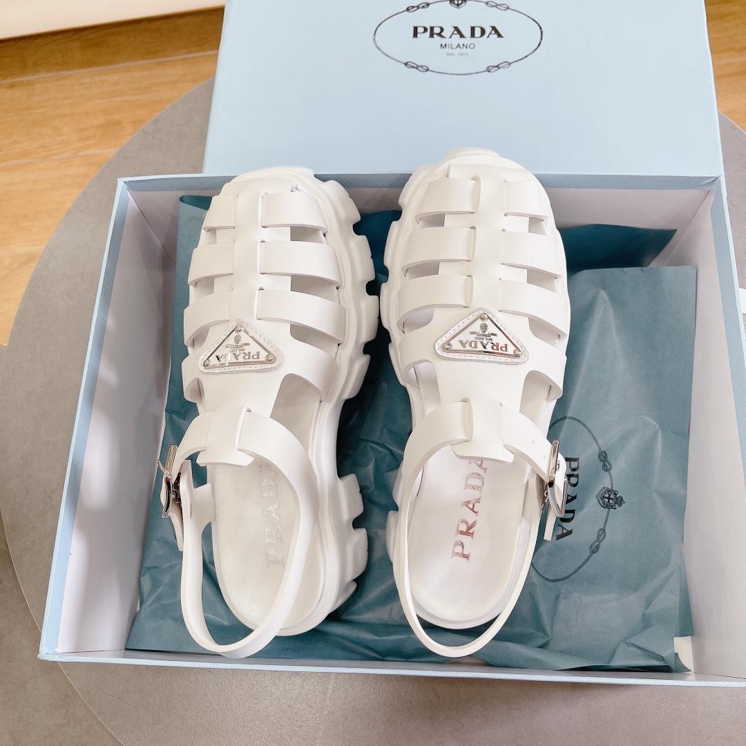 Prada Foam Rubber Sandals - DesignerGu
