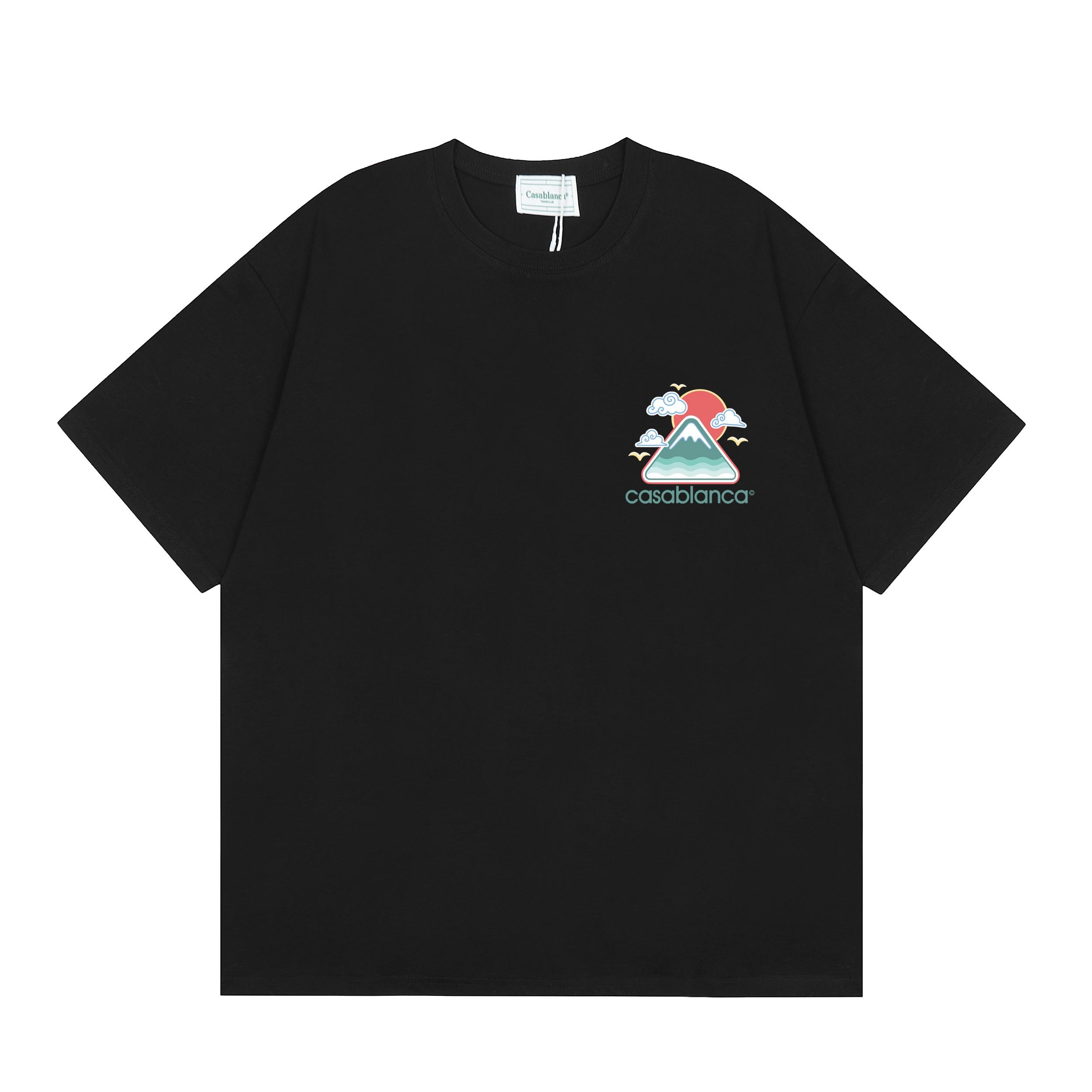 Casablanca cotton T-shirt    - DesignerGu