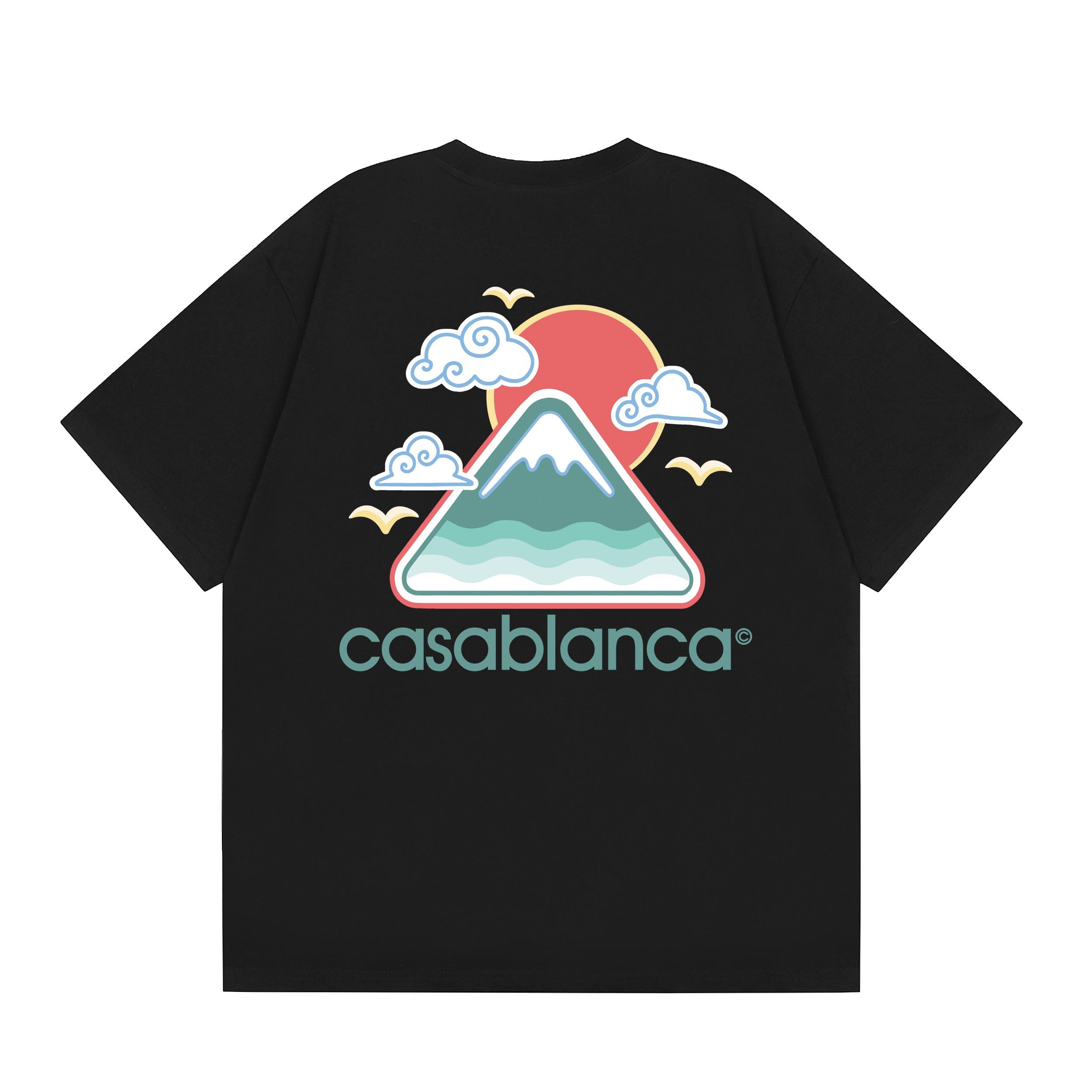 Casablanca cotton T-shirt    - DesignerGu