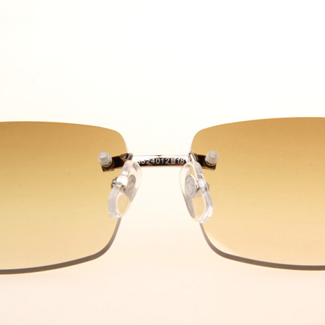 Cartier CT_3524012 Black Grey Buffalo Sunglasses In Silver Brown - DesignerGu